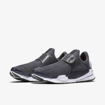 Nike Sock Dart - Férfi Utcai Cipő - Szürke/Fehér/Rózsaszín/Szürke